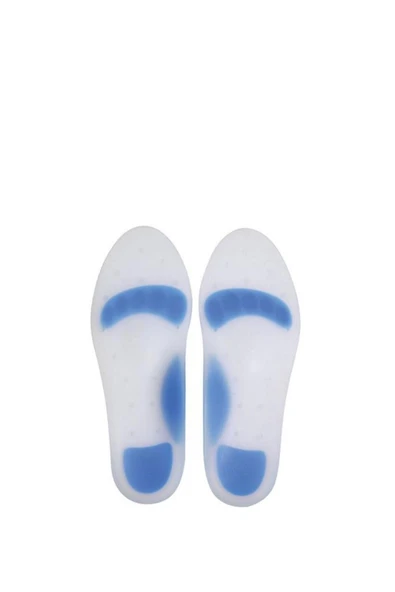 AYAK DÜNYAM Ark Takviyeli Taban Düşüklüğü Düz Taban Içe Basma Destekli Anatomik Silikon Ayakkabı Tabanlığı 36-37 - 3