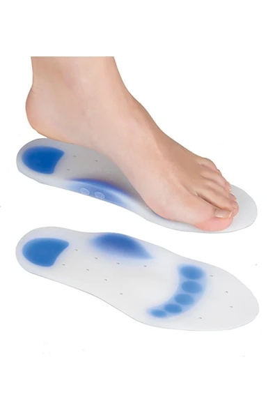 BEYAZ MEDİKAL Silikon Ark Destekli Tabanlık Ark Takviyeli Silikon Tabanlık 36-37 - 5