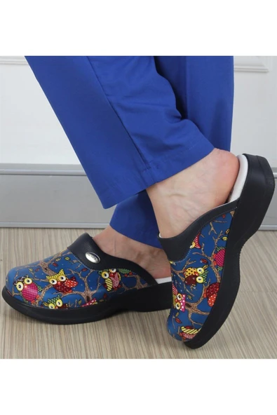 HİPOKRAT MEDİKAL SABO Hipokrat Desenli Tam Ortopedik Sabo Terlik 36 - 5