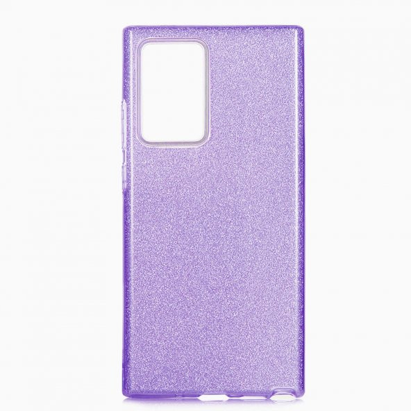 Galaxy Note 20 Ultra Kılıf Zore Shining Simli Silikon Kılıf - 9