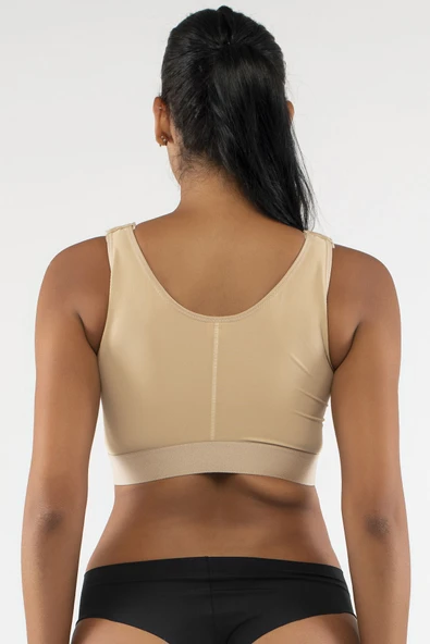 VİZOR Liposuction Operasyon Sonrası Kontrollü Destek Sütyeni - Rahatlık Ve Ödem Engelleme Post Op Sütyen XL - 4