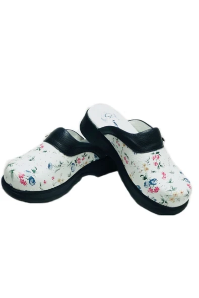 HİPOKRAT Çiçekli Sabo Terlik 40