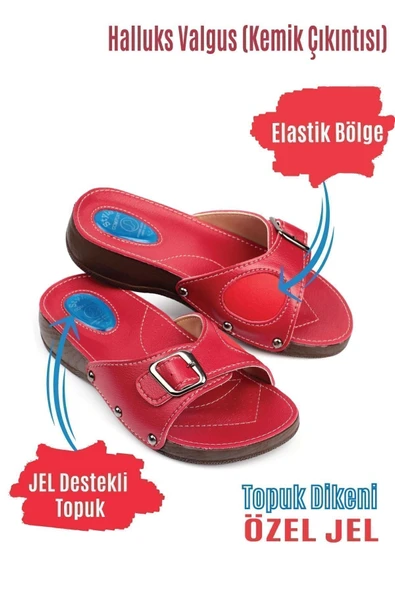 COMFORT STYLE Ortopedik Halluks Ve Topuk Dikeni Terliği Kemik Çıkıntısı Terliği 38