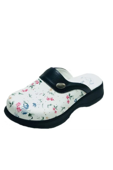 HİPOKRAT Çiçekli  Sabo Terlik 39 - 2