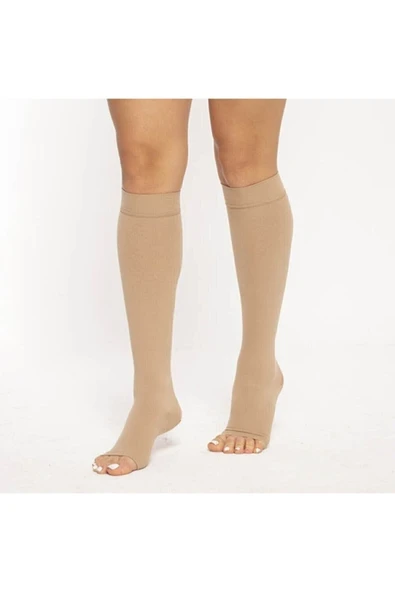 VİZOR Vizor Comfort Seri Orta Basınçlı (23 - 32 Mmhg) Diz Altı Çorabı (burnu Açık) 4 - Resim 2