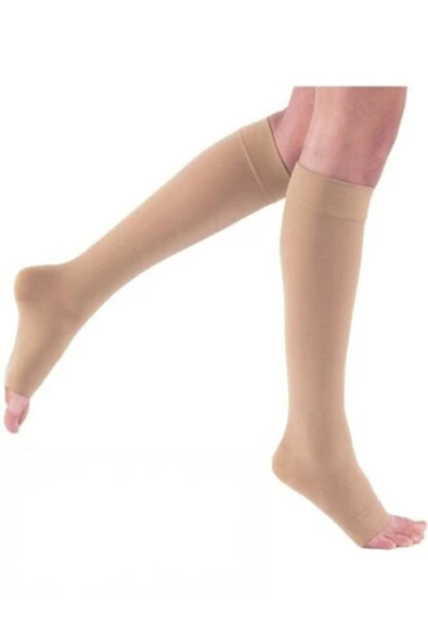 VİZOR Vizor Comfort Seri Orta Basınçlı (23 - 32 Mmhg) Diz Altı Çorabı (burnu Açık) 4 ürün görseli 1