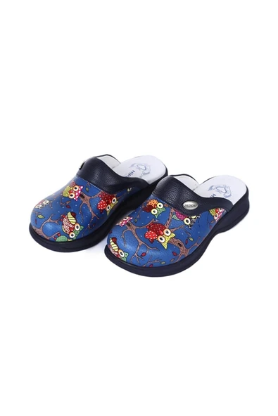 HİPOKRAT MEDİKAL SABO Hipokrat Sabo Medikal Hemşire Doktor Desenli Ortopedik Terlik Lacivert 39 ürün görseli 1