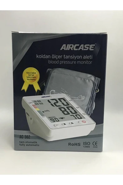 AIRCASE Koldan Ölçer Otomatik Tansiyon Aleti (dijital Konuşan Tansiyon Aleti)