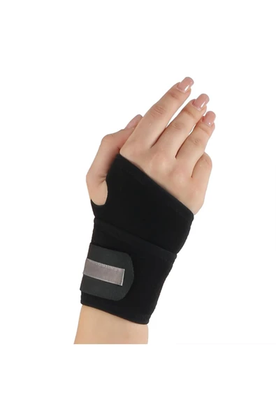 BEYAZ MEDİKAL El Bilek Bandajı Elastik Sporcu Bilekliği Fitness Ağırlık Destek Crossfit Body Bilekliği Standart