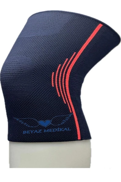 BEYAZ MEDİKAL DİZLİK DÜZ ÖRME M - 4