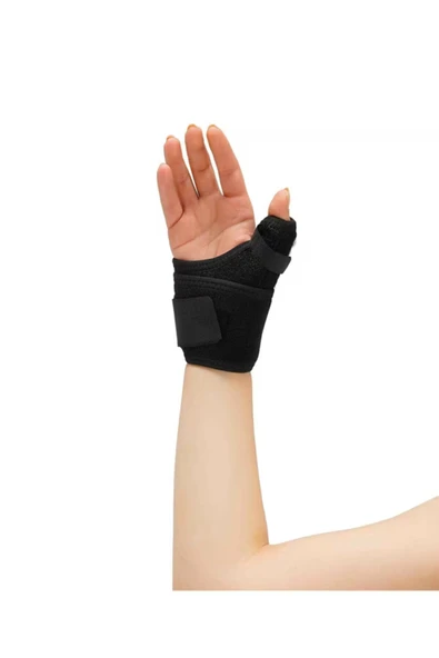 BEYAZ MEDİKAL Baş Parmak Tespit Ateli Dequervain Ateli Sabitleyici Metal Destekli Sağ Ve Sol El İçin Uygun Standart - 3