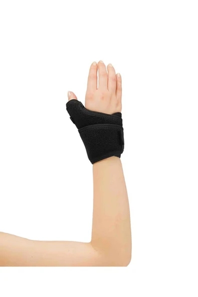 BEYAZ MEDİKAL Baş Parmak Tespit Ateli Dequervain Ateli Sabitleyici Metal Destekli Sağ Ve Sol El İçin Uygun Standart - 5