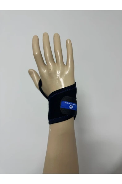 ORTHONEW El Bilek Bandajı Elastik Sporcu Bilekliği Fitness Ağırlık Destek Crossfit Body Bilekliği Standart