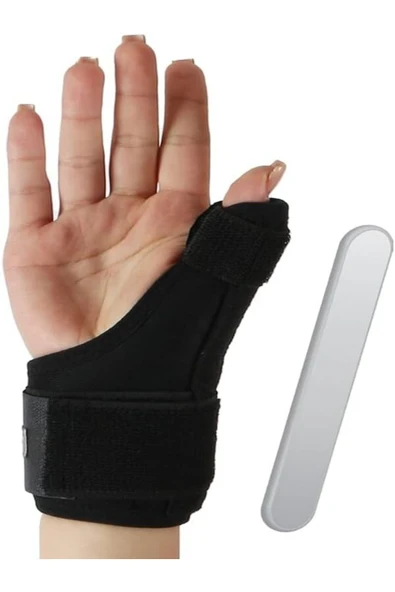 BEYAZ MEDİKAL Baş Parmak Tespit Ateli Dequervain Ateli Sabitleyici Metal Destekli Sağ Ve Sol El İçin Uygun Standart - 2