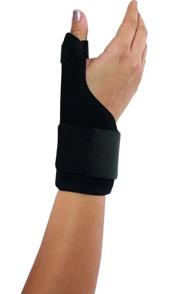 BEYAZ MEDİKAL Baş Parmak Tespit Ateli Dequervain Ateli Sabitleyici Metal Destekli Sağ Ve Sol El İçin Uygun Standart - 6