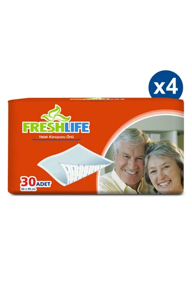 FRESHLİFE Yatak Koruyucu Örtü 60x90 Cm 30x4 (120 ADET) - 2
