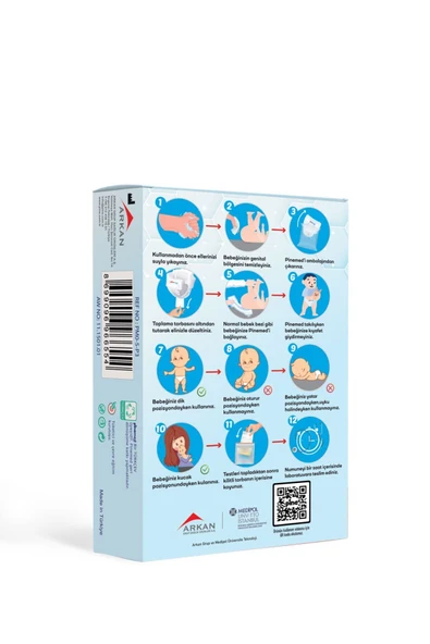PİNEMED Idrar Torbalı Bebek Bezi (0-5 KG) 2 Adet - 2