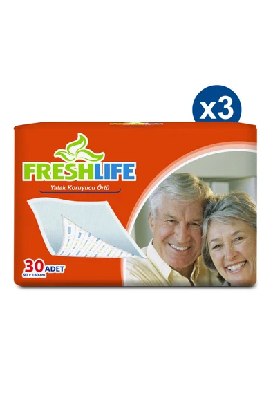 FRESHLİFE Yatak Koruyucu Örtü 90x180 Cm 30x3 (90 ADET) - 2