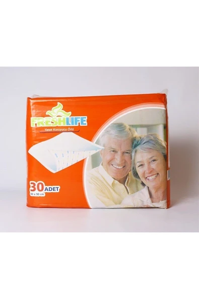 FRESHLİFE Yatak Koruyucu Örtü 60x90 30 Adet