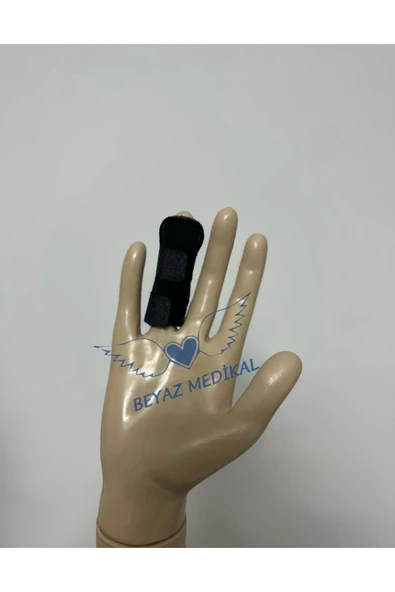 BEYAZ MEDİKAL Parmak Ateli Parmak Sabitleme Ateli Kırık Parmak Ateli Finger Splint standart