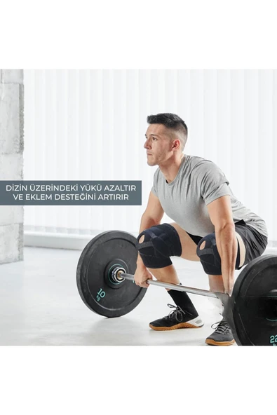 BEYAZ MEDİKAL Silikon Patella Ligament Destekli Neopren Dizlik Battal Boy Standart - 3