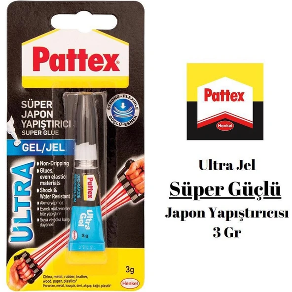 Pattex Ultra Gel Japon 3Gr 1505805 5805 5649 3514 ürün görseli