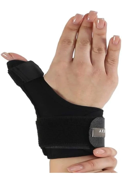 BEYAZ MEDİKAL Baş Parmak Tespit Ateli Dequervain Ateli Sabitleyici Metal Destekli Sağ Ve Sol El İçin Uygun Standart - 4