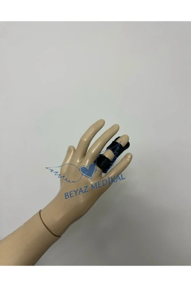 BEYAZ MEDİKAL Parmak Ateli Parmak Sabitleme Ateli Kırık Parmak Ateli Finger Splint standart - 3