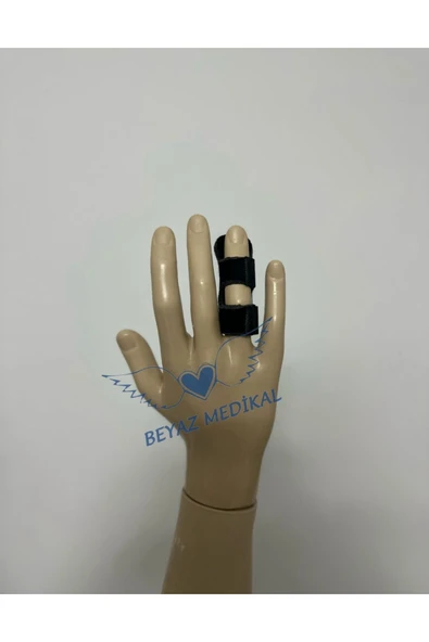 BEYAZ MEDİKAL Parmak Ateli Parmak Sabitleme Ateli Kırık Parmak Ateli Finger Splint standart - 2
