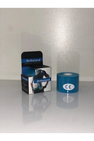ORTHOLAND Açık Mavi Renk Kinesi Band,sporcu Kas Ağrı Bandı,kinezyo Tape 5,5 - 4