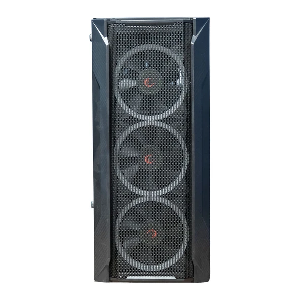 Rampage FUSION 650W 80+ BRONZE 4 Rainbow Fanlı Temperli Cam Panel ATX MID Tower Oyuncu Kasası - 2