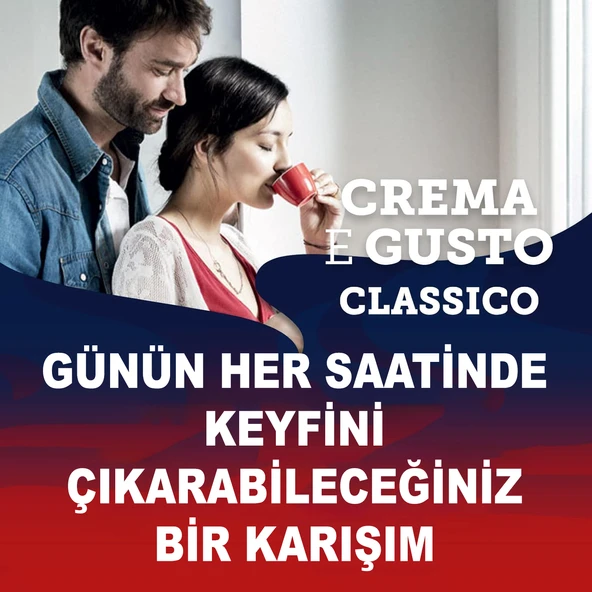 Crema e Gusto Classico Çekirdek Kahve (1000gr) - Resim 7