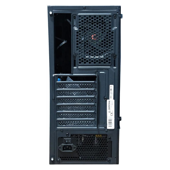 Rampage FUSION 650W 80+ BRONZE 4 Rainbow Fanlı Temperli Cam Panel ATX MID Tower Oyuncu Kasası - 5