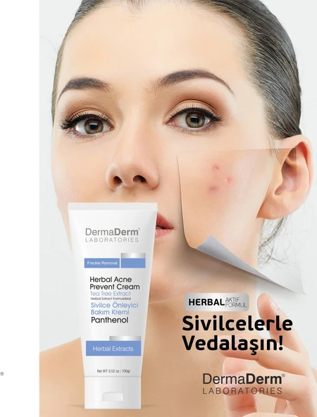 Dermaderm Bitkisel Siyah Nokta Karşıtı Gözenek Temizleyici Sivilce Kremi 100 ml. - 4