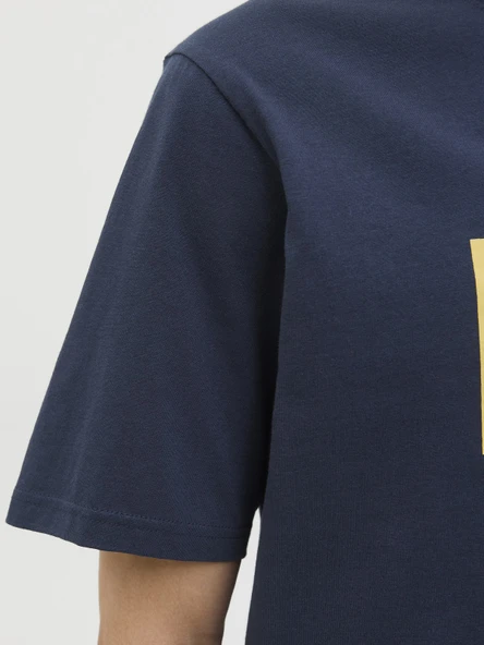 JACK JONES Yazı Baskılı Erkek Tişört 12278508 - Resim 6