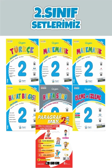 Üçgen 2.Sınıf Maarif Modeli Beceri Temelli İlkokul Seti - Paragraf Max (2025-2026) ürün görseli 1