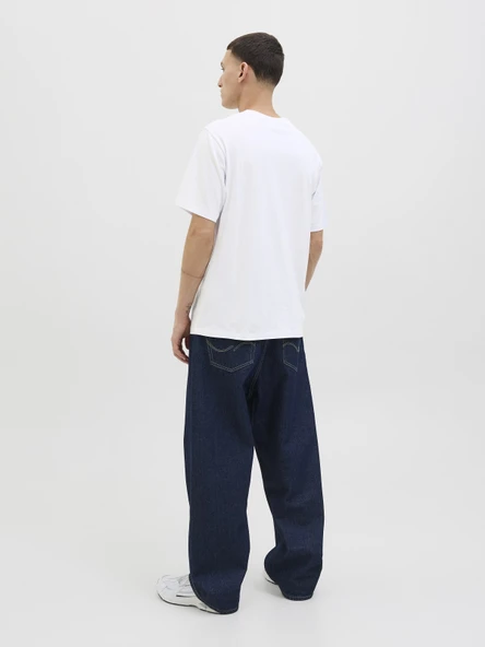 JACK JONES Yazı Baskılı Erkek Tişört 12278508 - Resim 5