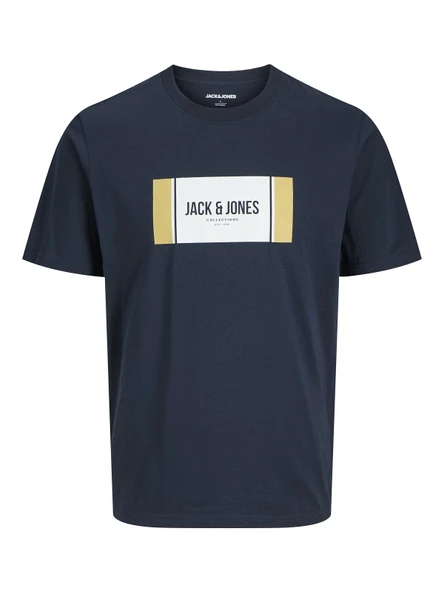 JACK JONES Yazı Baskılı Erkek Tişört 12278508 - Resim 4