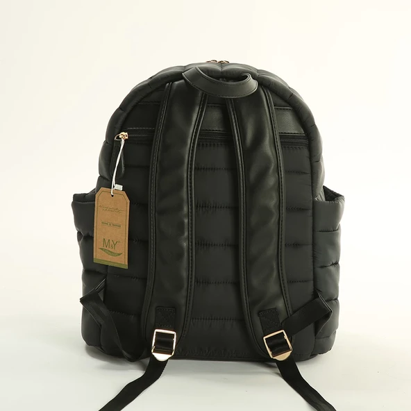 M&Y Puff Anne Bebek Bakım Sırt Çantası 7335 Siyah - 2