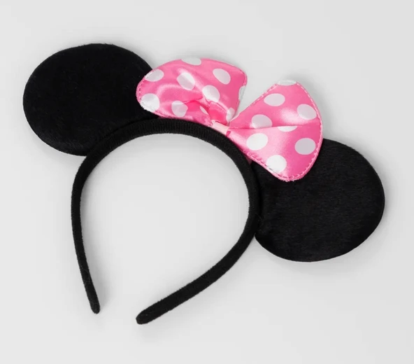 Pembe Fiyonklu Minnie Mouse Tacı - Resim 4
