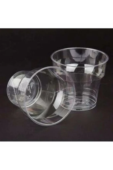 Kristal Mika Şeffaf Plastik Bardak 25 Adet ürün görseli