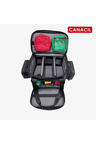 CANACIL Travma Ilk Yardım Çantası - Siyah - Mahir Serisi - Resim 6