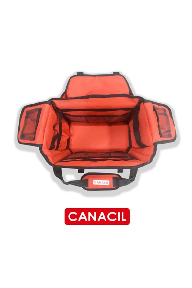 CANACIL Tıbbi Malzeme Çantası - TK4401 - Kırmızı - CANACIL - Uzman Serisi - 3