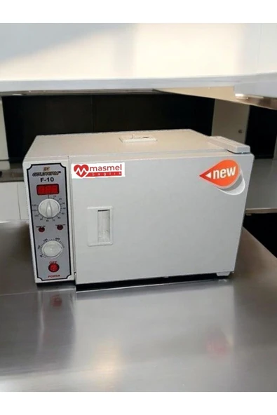 MASMEL Sterilizatör Kuru Hava 10 Litre Dijital Göstergeli ürün görseli 1