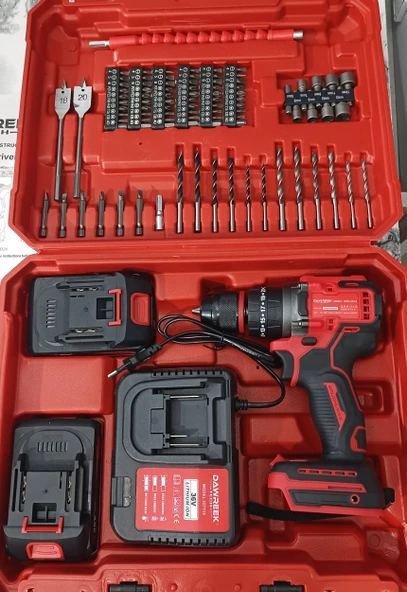 dawreek çelik mandren şanzımanlı şarjlı matkap