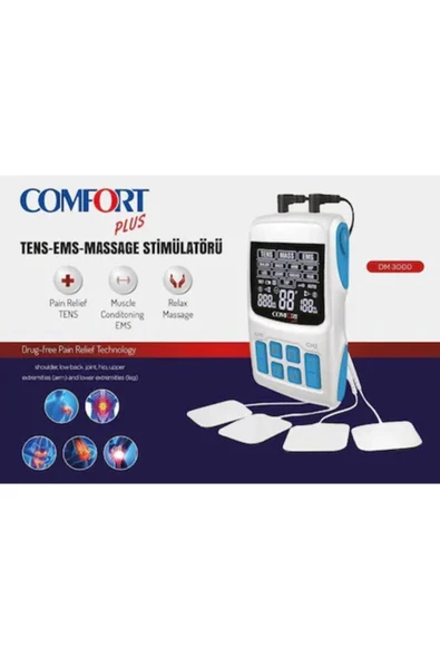 COMFORT PLUS Comfort Dm 3000 Dijital Masaj/ems/tens Cihazı Aleti ürün görseli