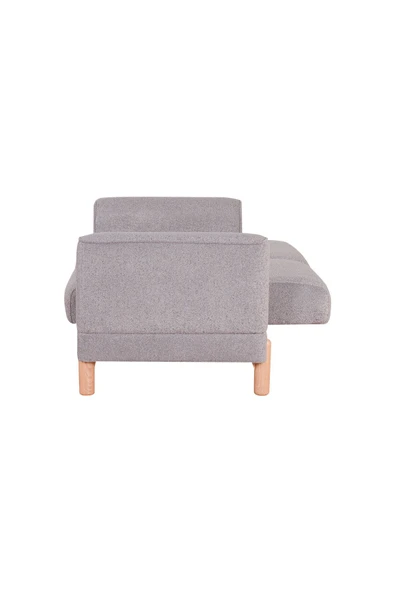 Kilim Mobilya Bohera Bohem Koltuk Üç Kişilik Koltuk Açık Gri - Resim 6