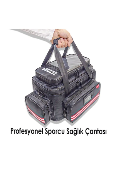 CANACIL Travma Ilk Yardım Çantası - Siyah - Mahir Serisi - Resim 3