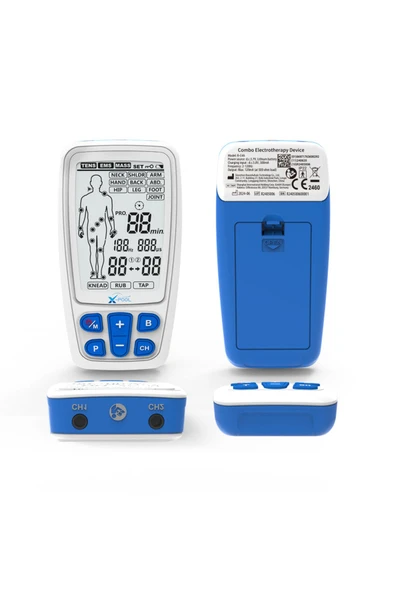 FİZYOPOL X-pool R-c4a 2 Kanal Lı Şarj Edilebilir Bataryalı Dijital Tens,ems, Masaj Cihazı - Resim 2
