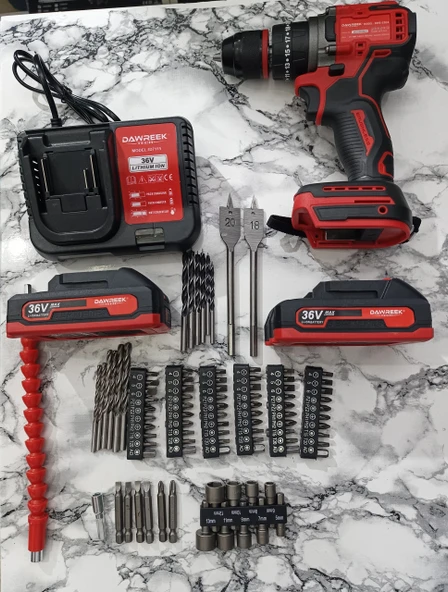 dawreek çelik mandren şanzımanlı şarjlı matkap - 2